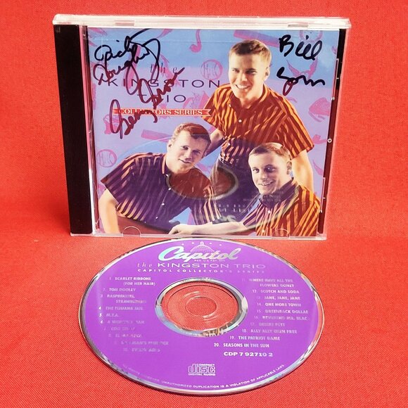 The Kingston Trio Collectors Series CD 1990 Signed - Picture 7 of 8